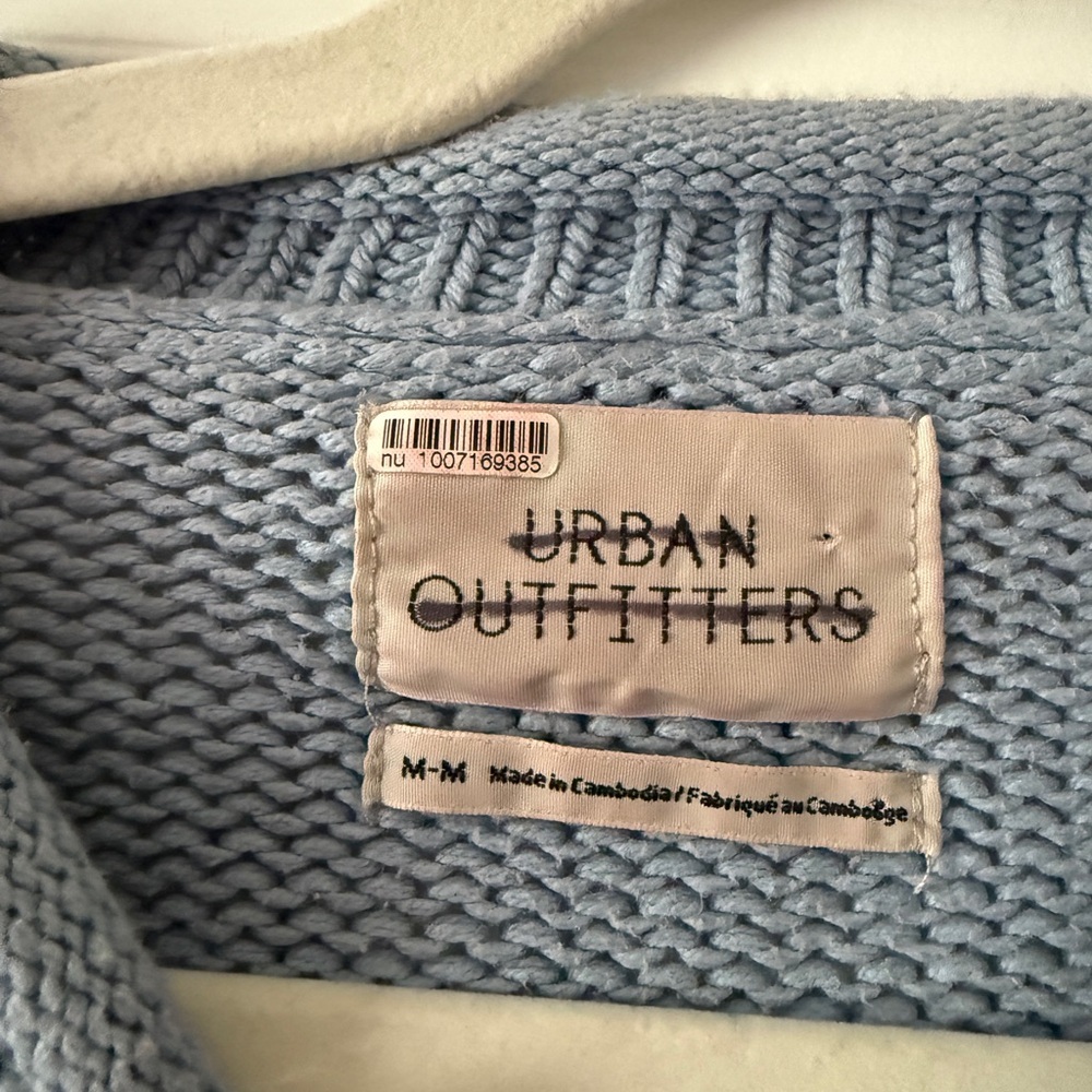 Urban Outfitters Sky Blue Crew Neck Sweater - Picture 5 of 6